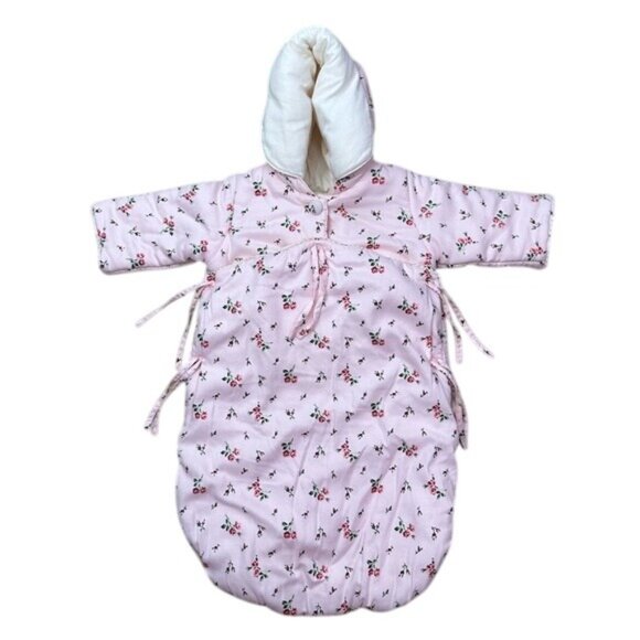 La Layette Printed Winter Overalls in Floral - Picture 1 of 4